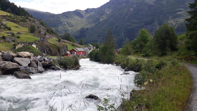 Berglandschaft bei Odda, Norwegen