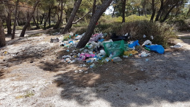 Müll auf Chalkidiki