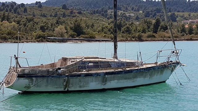 Schrottboot auf Chalkidiki