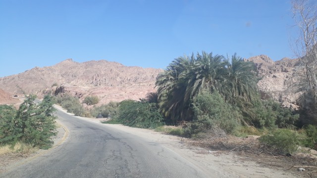 Straße in Jordanien