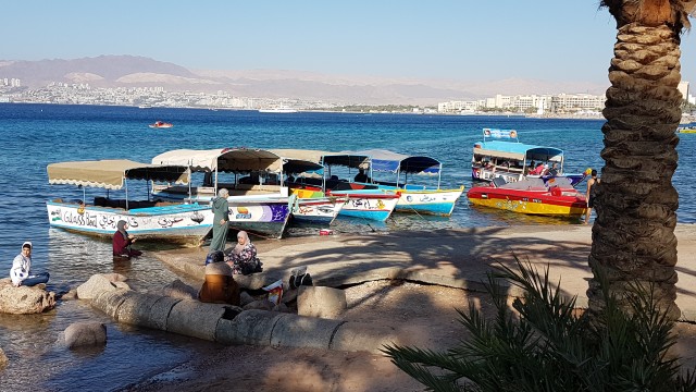 Aqaba in Jordanien am Roten Meer