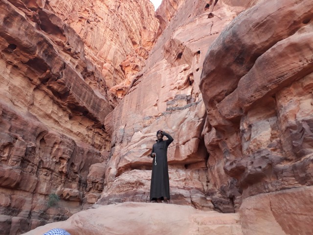 Beduinenführer im Wadi Rum in Jordanien